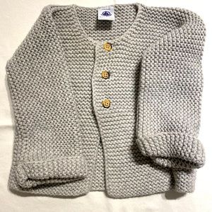 Coziest sweater ever- Petit Bateau - 12M